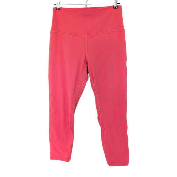 Lululemon Align High-Rise Crop Womens 10 Yoga Run Active Raspberry 9 22 Nulu - Picture 2 of 13
